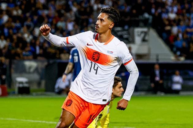 THESSALONIKI - Tijjani Reijnders of the Netherlands celebrates his team s second goal during the UEFA Nations League match between Greece and the Netherlands at the Toumba Stadium on October 1, 2026, in Thessaloniki, Greece. MARCEL TER BALS ANP UEFA Nations League 2026 27 xVIxANPxSportx xMarcelxterxBalsxIVx 571102735 originalFilename: 571102735.jpg