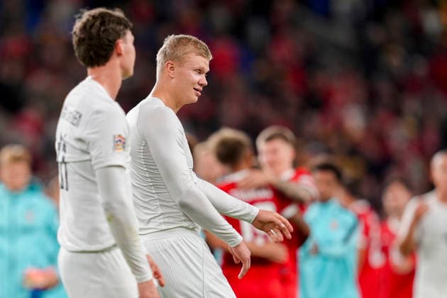 Soccer, Nations League: Wales vs. Norway, Nations League, Cardiff, Wales 20261001 Norway’s Erling Braut Haaland after the international soccer match between Wales and Norway in the Nations League at Cardiff City Stadium. Photo: Lise Aserud, NTB, Cardiff, Wales. EDITORIAL USE ONLY. RESTRICTED USE FOR BETTING COMPANIES.  Copyright: xLisexAserudxx xNTBx