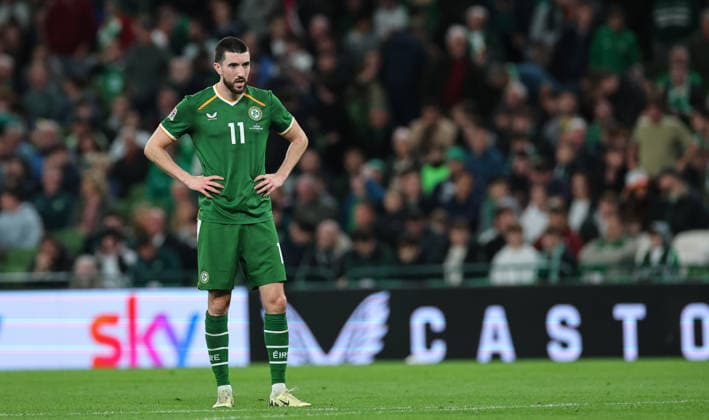UEFA Nations League Group Stage, Aviva Stadium, Dublin 1 10 2026 Republic of Ireland vs Austria Ireland s Finn Azaz after the game Finn Azaz after the game 1 10 2026  Copyright: xx RB1_2339