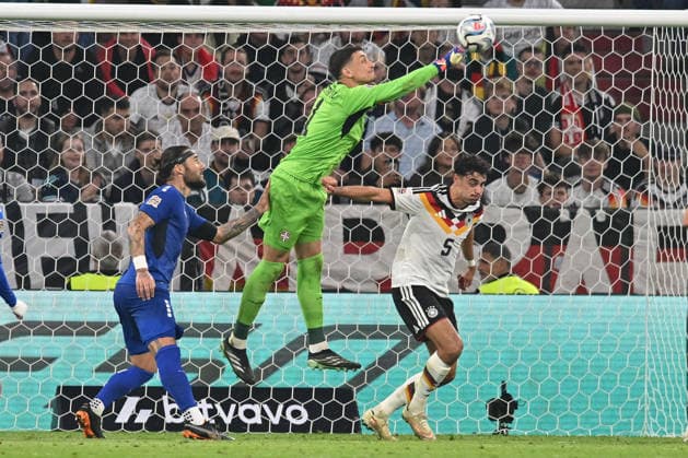 GERMANY vs SERBIA DJORDJE PETROVIC goalie football Germany vs Serbia UEFA Nations league match at Allianz arena stadium , Munich 01.10.2026 Foto: FOOTBALL, SERBIA, GERMANY, UEFA NATIONS LEAGUE Munich Allianz arena Germany Copyright: xMarkoxMetlas xMNxPressx