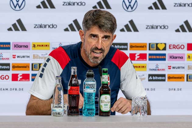 Veljko Paunovic (Chef-Trainer, Serbien) bei der Pressekonferenz nach dem Spiel GER, Deutschland vs. Serbien, Fussball, UEFA Nations League, Ligaphase Liga A, 3. Spieltag, Spielzeit 2026 2027, 01.10.2026 (DFL DFB REGULATIONS PROHIBIT ANY USE OF PHOTOGRAPHS as IMAGE SEQUENCES and or QUASI-VIDEO). Foto: HMB Media Heike Feiner Copyright: HMBxMedia HeikexFeiner