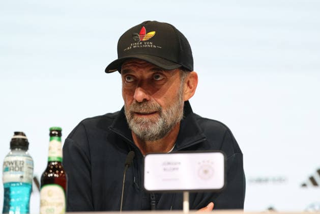 Juergen Klopp (Deutschland, Bundestrainer) bei der Pressekonferenz nach dem Spiel, GER, Deutschland vs. Serbien, Fussball, UEFA Nations League, 3. Spieltag, Saison 2026 2027, 01.10.2026, GER, Deutschland vs. Serbien, Fussball, UEFA Nations League, 3. Spieltag, Saison 2026 2027, 01.10.2026 Muenchen Copyright: xEibner-Pressefoto JennixMaulx EP_JML