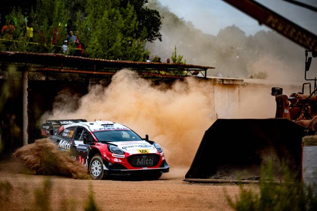 FIA WRC, Motorsport Rallye, WM 2026: Rally Italia Sardegna - Day 1 Martins Sesks (LAT) and Renars Francis (LAT) on a Ford Puma Rally1 in action during the FIA WRC RALY ITALIA SARDEGNA in Alghero, Italy on 1-4 October, 2026. Algero Sardinia Italy  Copyright: xFedericoxManonix originalFilename:manoni-rallyita261001_np77E.jpg