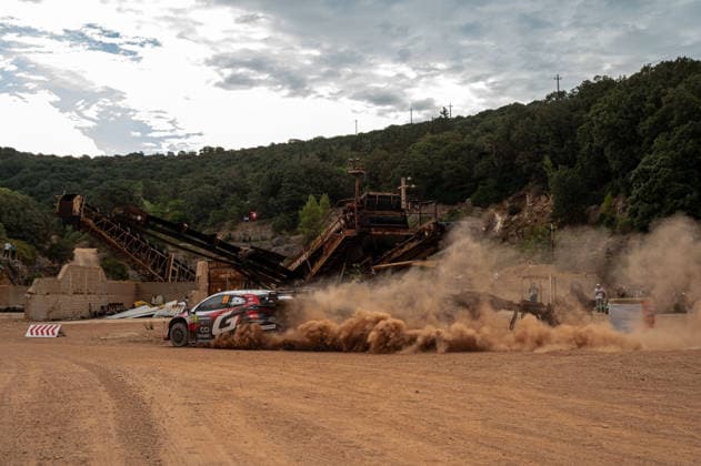 FIA WRC, Motorsport Rallye, WM 2026: Rally Italia Sardegna - Day 1 Oliver Solberg (SWE) and Elliott Edmondson (GBR) on a Toyota GR Yaris Rally1 in action during the FIA WRC RALY ITALIA SARDEGNA in Alghero, Italy on 1-4 October, 2026. Algero Sardinia Italy  Copyright: xFedericoxManonix originalFilename:manoni-rallyita261001_npc2Z.jpg