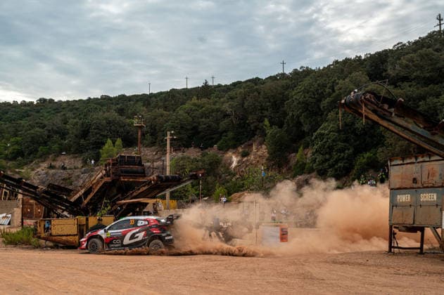 FIA WRC, Motorsport Rallye, WM 2026: Rally Italia Sardegna - Day 1 Elfyn Evans (GBR) and Scott Martin (GBR) on a Toyota GR Yaris Rally1 in action during the FIA WRC RALY ITALIA SARDEGNA in Alghero, Italy on 1-4 October, 2026. Algero Sardinia Italy  Copyright: xFedericoxManonix originalFilename:manoni-rallyita261001_npTQJ.jpg