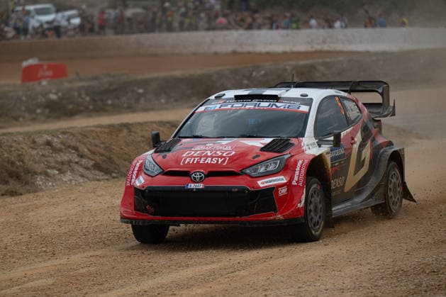 FIA WRC, Motorsport Rallye, WM 2026: Rally Italia Sardegna - Day 1 Sami Pajari (FIN) and Marko Salminen (FIN) on a Toyota GR Yaris Rally1 in action during the FIA WRC RALY ITALIA SARDEGNA in Alghero, Italy on 1-4 October, 2026. Algero Sardinia Italy  Copyright: xFedericoxManonix originalFilename:manoni-rallyita261001_npv4H.jpg