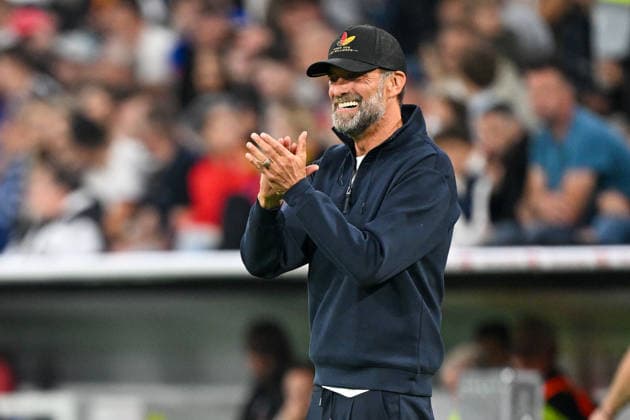 Jürgen Klopp (Deutschland Coach) Mimik starker Gesichtsausdruck Emotion. Gestik Geste gestikuliert 01.10.2026 ¢ Fussball ¢ Nations League ¢ Deutschland vs Serbien, Allianz Arena, München Muenchen, Bayern Germany