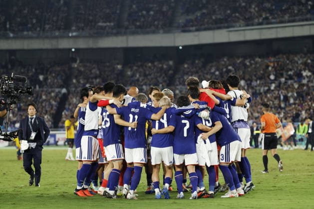 Japan team group, Mannschaftsbild, Totale OCTOBER 1, 2026 Soccer : KIRIN Cup 2026 match between Japan 0-0 (PK 5-4) Ecuador at International Stadium Yokohama, Kanagawa, Japan. Noxthirdxpartyxsales  aflo_352419148 ATSUSHIxTOKUMARUx