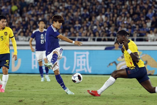 Takefusa Kubo (JPN), OCTOBER 1, 2026 Soccer : KIRIN Cup 2026 match between Japan 0-0 (PK 5-4) Ecuador at International Stadium Yokohama, Kanagawa, Japan. Noxthirdxpartyxsales  aflo_352419150 ATSUSHIxTOKUMARUx