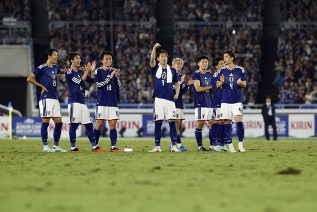 Japan team group, Mannschaftsbild, Totale OCTOBER 1, 2026 Soccer : KIRIN Cup 2026 match between Japan 0-0 (PK 5-4) Ecuador at International Stadium Yokohama, Kanagawa, Japan. Noxthirdxpartyxsales  aflo_352419152 ATSUSHIxTOKUMARUx