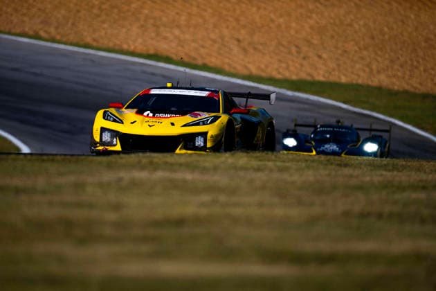 AUTO - IMSA - PETIT LE MANS 2026 03 GARCIA Antonio (esp), KIRCHHOFER Marvin (ger), SIMS Alexander (gbr), Corvette Racing by Pratt Miller Motorsports, Chevrolet Corvette Z06 GT3.R, action during the 2026 Motul Petit Le Mans, 11th round of the 2026 IMSA WeatherTech SportsCar Championship, from October 1 to 3, 2026 on the Michelin Raceway Road Atlanta in Braselton, Georgia, United States of America - BraseltonUnited States Copyright: xFabrizioxBoldonix