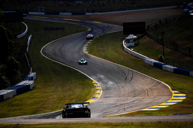 AUTO - IMSA - PETIT LE MANS 2026 64 BARKER Ben (gbr), OLSEN Dennis (nor), ROCKENFELLER Mike (ger), Ford Multimatic Motorsports, Ford Mustang GT3 Evo, action during the 2026 Motul Petit Le Mans, 11th round of the 2026 IMSA WeatherTech SportsCar Championship, from October 1 to 3, 2026 on the Michelin Raceway Road Atlanta in Braselton, Georgia, United States of America - BraseltonUnited States Copyright: xFabrizioxBoldonix