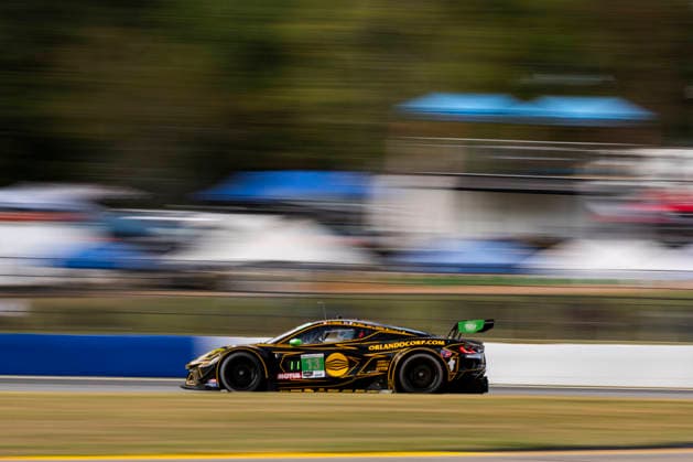 AUTO - IMSA - PETIT LE MANS 2026 13 BELL Matt (gbr), FIDANI Orey (can), KERN Lars (ger), 13 Autosport, Chevrolet Corvette Z06 GT3.R, action during the 2026 Motul Petit Le Mans, 11th round of the 2026 IMSA WeatherTech SportsCar Championship, from October 1 to 3, 2026 on the Michelin Raceway Road Atlanta in Braselton, Georgia, United States of America - BraseltonUnited States Copyright: xFabrizioxBoldonix