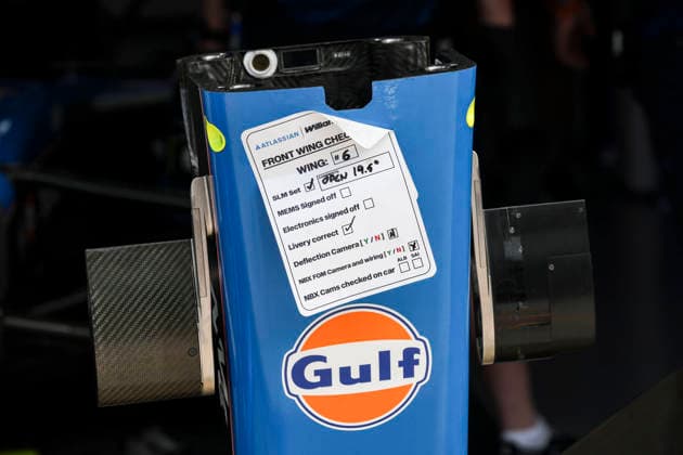 F1 - BAHRAIN GRAND PRIX IN MALAYSIA 2026 Williams F1 Team FW48, mechanical detail during the 2026 Formula 1 Bahrain Grand Prix in Malaysia, 16th round of the 2026 Formula One World Championship, WM, Weltmeisterschaft from October 2 to 4, 2026 on the Sepang International Circuit, in Sepang, Malaysia - SepangMalaysia  Copyright: xXavixBonillax