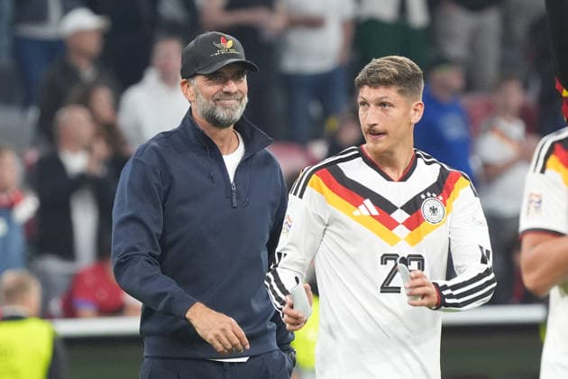 Bundestrainer Jürgen Klopp (Deutschland Germany) und Vitaly Janelt (Deutschland Germany) - München 01.10.2026: Deutschland vs. Serbien, UEFA Nations League, 3. Spieltag, Allianz Arena