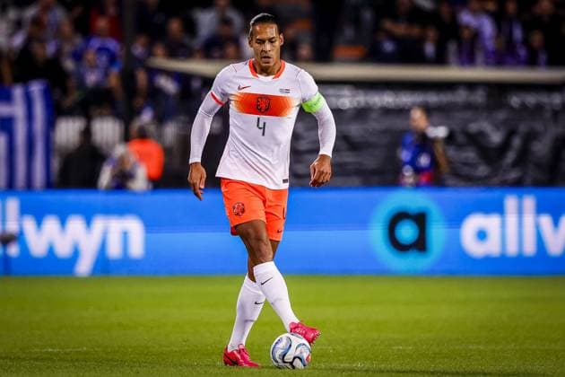 THESSALONIKI , 01-10-2026 , Toumba Stadium , season 2026 2027 , UEFA Nations League football , match between Greece and The Netherlands. picture shows Netherlands player Virgil van Dijk Greece - Netherlands  x207802479x Copyright: