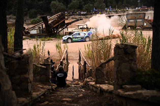 FIA WRC, Motorsport Rallye, WM Rally Italia Sardegna 2026 95 driver Jon Armstrong and co-driver Shane Byrne of the M Ford World Rally Team Ford Puma Rally1 face the shakedown during the FIA World Rally Championship WRC Rally Italia Sardegna 2026 in Alghero, Sardinia, Italy, on October 1, 2026. Alghero Sardinia Italy  Copyright: xLucaxBarsalix originalFilename:barsali-wrcrally261001_np2mY.jpg