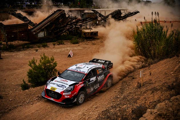 FIA WRC, Motorsport Rallye, WM Rally Italia Sardegna 2026 Martins Sesks and co-driver Renars Francis drive their M Ford World Rally Team Ford Puma Rally1 during shakedown at the FIA World Rally Championship WRC Rally Italia Sardegna in Alghero, Sardinia, Italy, on October 1, 2026. Alghero Sardinia Italy  Copyright: xLucaxBarsalix originalFilename:barsali-wrcrally261001_np7Po.jpg
