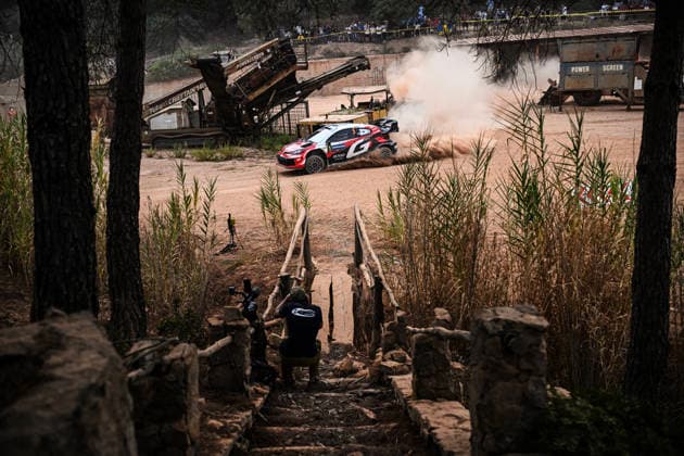 FIA WRC, Motorsport Rallye, WM Rally Italia Sardegna 2026 Sami Pajari and co-driver Marko Salminen of Toyota Gazoo Racing WRT face the press during shakedown in a Toyota GR Yaris Rally1 at the FIA World Rally Championship WRC Rally Italia Sardegna in Alghero, Sardinia, Italy, on October 1, 2026. Alghero Sardinia Italy  Copyright: xLucaxBarsalix originalFilename:barsali-wrcrally261001_npAue.jpg
