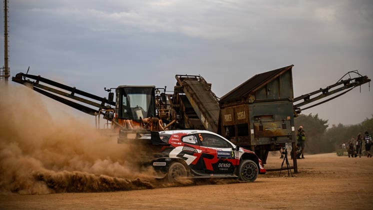 FIA WRC, Motorsport Rallye, WM Rally Italia Sardegna 2026 Sami Pajari and co-driver Marko Salminen of Toyota Gazoo Racing WRT face the press during shakedown in a Toyota GR Yaris Rally1 at the FIA World Rally Championship WRC Rally Italia Sardegna in Alghero, Sardinia, Italy, on October 1, 2026. Alghero Sardinia Italy  Copyright: xLucaxBarsalix originalFilename:barsali-wrcrally261001_npdZh.jpg
