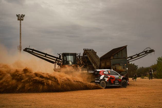 FIA WRC, Motorsport Rallye, WM Rally Italia Sardegna 2026 Takamoto Katsuta and co-driver Aaron Johnston of Toyota Gazoo Racing WRT drive their Toyota GR Yaris Rally1 during shakedown at the FIA World Rally Championship WRC Rally Italia Sardegna in Alghero, Sardinia, Italy, on October 1, 2026. Alghero Sardinia Italy  Copyright: xLucaxBarsalix originalFilename:barsali-wrcrally261001_npnnL.jpg