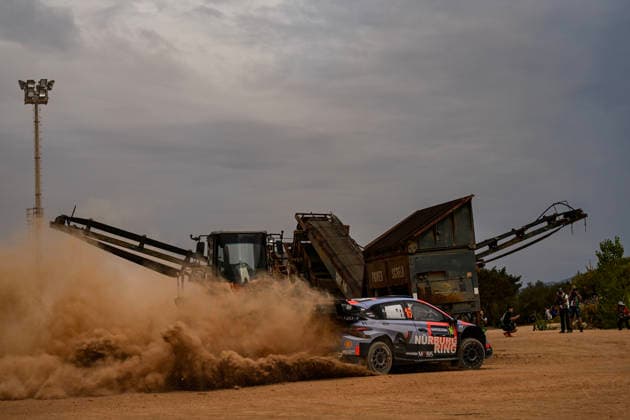 FIA WRC, Motorsport Rallye, WM Rally Italia Sardegna 2026 Thierry Neuville and co-driver Martijn Wydaeghe of the Hyundai Shell Mobis World Rally Team drive their Hyundai i20 N Rally1 during shakedown at the FIA World Rally Championship WRC Rally Italia Sardegna in Alghero, Sardinia, Italy, on October 1, 2026. Alghero Sardinia Italy  Copyright: xLucaxBarsalix originalFilename:barsali-wrcrally261001_npVCz.jpg