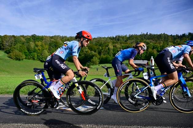 UEC 2026 Road European Championships Ljubljana 02 10 2026 SENCUR, SLOVENIA - OCTOBER 02 : Moors Fleur (BEL) during the Women U23 cycling road race at the 2026 UEC Road European Championships. An UCI Continental Championships cycling race of 88,4 km with start and finsih in Sencur on October 2, 2026 in Sencur, Slovenia, 02 10 2026 Sencur Slovenia  Copyright: xJanxDexMeuleneirx