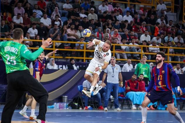 Veszprem defeat Barcelona to win Club World Championship, WM, Weltmeisterschaft NEW ADMINISTRATIVE CAPITAL, EGYPT, OCTOBER 1, 2026: FC Barcelona, Barca and Veszprem HC compete in the final of the 19th IHF Men s Club World Championship at the New Administrative Capital Covered Hall. Veszprem defeated Barcelona 42 33 to claim their second title in the competition, after leading 22 16 at half-time. New Cairo -New Capital Egypt Copyright: x xAymanxArefx xJNAxPressx