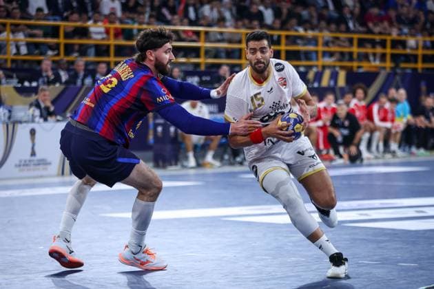 Veszprem defeat Barcelona to win Club World Championship, WM, Weltmeisterschaft NEW ADMINISTRATIVE CAPITAL, EGYPT, OCTOBER 1, 2026: FC Barcelona, Barca and Veszprem HC compete in the final of the 19th IHF Men s Club World Championship at the New Administrative Capital Covered Hall. Veszprem defeated Barcelona 42 33 to claim their second title in the competition, after leading 22 16 at half-time. New Cairo -New Capital Egypt Copyright: x xAymanxArefx xJNAxPressx
