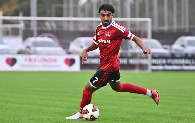02.10.2026 - Fussball - Saison 2026 2027 - Testspiel Freundschaftsspiel Vorbereitungsspiel: 1. FC Nürnberg Nuernberg FCN ( Club ) - FC Ingolstadt FCI ( Schanzer ) - Sportfoto Zink - xwoxzix - Rayan Ghrieb (7, 1. FC Nürnberg FCN )