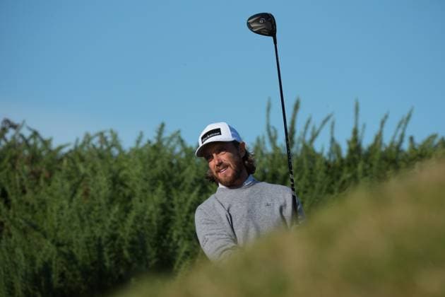 Tommy Fleetwood on the 5th tee Alfred Dunhill Links Championship, Round 2, Kingsbarns, Tayside, UK, Scotland - 02 Oct 2026 United Kingdom  Copyright: xStuartxWallace Shutterstockx 17181491ah
