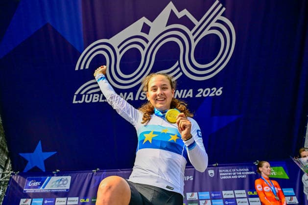 Mara Winter wins Road Race UEC Road European Championships 2026 Mara Winter Switzerland Strassenrennen Road Race 88km UEC-Straßenradsport-Europameisterschaften 2026 - Rad-EM (offiziell 2026 UEC Road European Championships) vom 02. bis 07. Oktober 2026 in Ljubljana und Å enÄur (Slowenien).