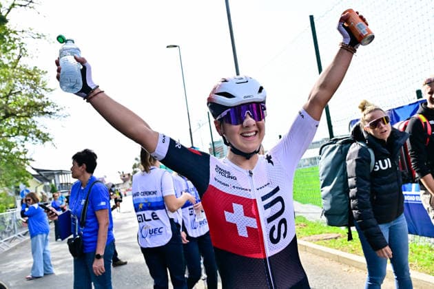 Mara Winter wins Road Race UEC Road European Championships 2026 Mara Winter Switzerland Strassenrennen Road Race 88km UEC-Straßenradsport-Europameisterschaften 2026 - Rad-EM (offiziell 2026 UEC Road European Championships) vom 02. bis 07. Oktober 2026 in Ljubljana und Å enÄur (Slowenien).