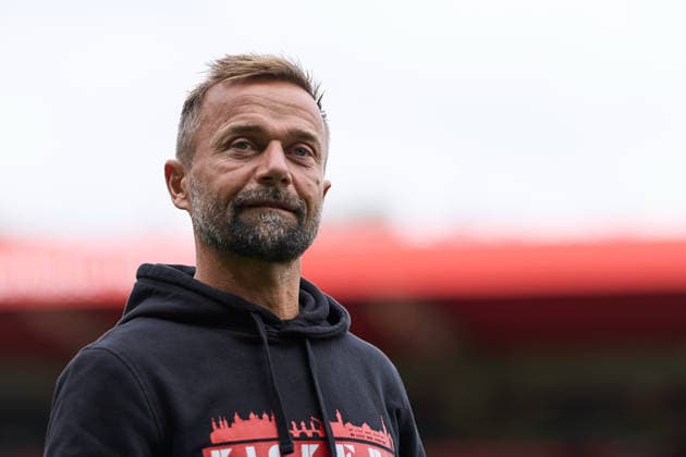 Portrait, Portraet, Freisteller Michael Schiele (FC Wuerzburger Kickers, Chef-Trainer) GER, 1. FC Heidenheim 1846 e. V. vs. FC Wuerzburger Kickers, Fussball, Freundschaftsspiele - Herren, Spielzeit 2026 2027, 02.10.2026 GER, 1. FC Heidenheim 1846 e. V. vs. FC Wuerzburger Kickers, Fussball, Freundschaftsspiele - Herren, Spielzeit 2026 2027, 02.10.2026 Heidenheim an der Brenz Copyright: xEibner-Pressefoto GeraldxOelze-dexStoppanyx EP_ODS