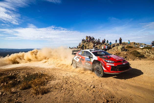 AUTO - WRC, Motorsport Rallye, WM - RALLY ITALIA SARDEGNA 2026 05 Sami PAJARI, Marko SALMINEN, TOYOTA GR Yaris Rally1, action during the 2026 Rally Italia Sardegna, 13th round of the 2026 WRC World Rally Car Championship, from October 1 to 4, 2026 at Alghero, Italy - AlgheroItaly  Copyright: xNikosxKatikisx