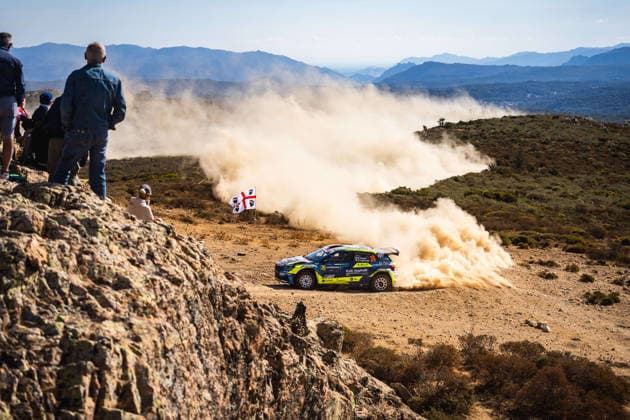 AUTO - WRC, Motorsport Rallye, WM - RALLY ITALIA SARDEGNA 2026 26 Roberto DAPRÃÄ, Luca GUGLIELMETTI, SKODA Fabia RS, action during the 2026 Rally Italia Sardegna, 13th round of the 2026 WRC World Rally Car Championship, from October 1 to 4, 2026 at Alghero, Italy - AlgheroItaly  Copyright: xNikosxKatikisx