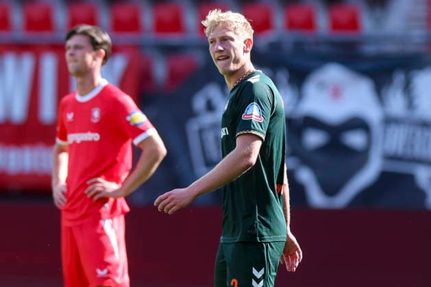 Oskar Wojcik (Werder Bremen) schaut enttaeuscht waehrend des Freundschaftsspiels zwischen dem FC Twente Enschede und Werder Bremen im De Grolsch Veste am 02. October 2026 in Enschede, Niederlande. (Foto von Marco Steinbrenner DeFodi Images) +++ Oskar Wojcik (Werder Bremen) looks dejected during the Friendly match between FC Twente Enschede and Werder Bremen at De Grolsch Veste on October 2, 2026 in Enschede, Netherlands. (Photo by Marco Steinbrenner DeFodi Images) (Photo by Marco Steinbrenner DeFodi Images) -