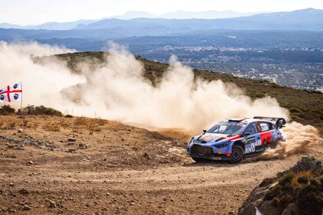 AUTO - WRC, Motorsport Rallye, WM - RALLY ITALIA SARDEGNA 2026 16 Adrien FOURMAUX, Alexandre CORIA, HYUNDAI i20 N Rally1, action during the 2026 Rally Italia Sardegna, 13th round of the 2026 WRC World Rally Car Championship, from October 1 to 4, 2026 at Alghero, Italy - AlgheroItaly  Copyright: xNikosxKatikisx