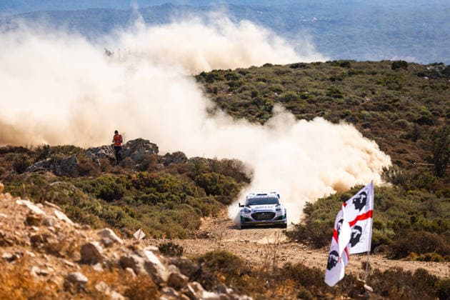 AUTO - WRC, Motorsport Rallye, WM - RALLY ITALIA SARDEGNA 2026 95 Jon ARMSTRONG, Shane BYRNE, FORD Puma Rally1, action during the 2026 Rally Italia Sardegna, 13th round of the 2026 WRC World Rally Car Championship, from October 1 to 4, 2026 at Alghero, Italy - AlgheroItaly  Copyright: xNikosxKatikisx