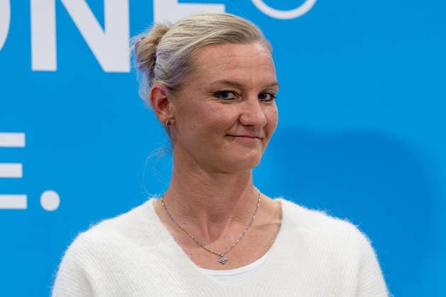 Alexandra Popp (Fussballerin, Olympiasiegerin) bei der Ehrung der besten Goalgetter im Deutschen Amateurfussball in der Volkswagen VW Media Lounge mit dem Motto Torjaegerkanone fuer alle Portrait Portraet GER, Deutschland vs. Serbien, Fussball, UEFA Nations League, Ligaphase Liga A, 3. Spieltag, Spielzeit 2026 2027, 01.10.2026 (DFL DFB REGULATIONS PROHIBIT ANY USE OF PHOTOGRAPHS as IMAGE SEQUENCES and or QUASI-VIDEO). Foto: HMB Media Heike Feiner Copyright: HMBxMedia HeikexFeiner