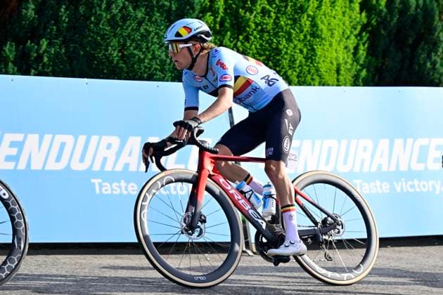 UEC 2026 Road European Championships Ljubljana 02 10 2026 LJUBLJANA, SLOVENIA - OCTOBER 02 : Driesen Niels (BEL) during the Men U23 cycling road race at the 2026 UEC Road European Championships. An UCI Continental Championships cycling race of 141,9 km with start in Ljubljana and finish in Sencur on October 2, 2026 in Ljubljana, Slovenia, 02 10 2026 Ljubljana Slovenia  Copyright: xJanxDexMeuleneirx