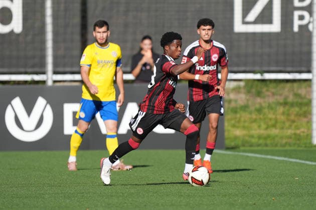 Lawrence Setordije (Eintracht Frankfurt) - 02.10.2026 Bundesliga, Saison 26 27: Eintracht Frankfurt vs. Eintracht Braunschweig, Deutsche Bank Park, Trainingsplatz, Testspiel