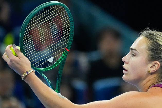(261002) -- BEIJING, Oct. 2, 2026 -- Aryna Sabalenka of Belarus reacts during the women s singles second round match against Renata Zarazua of Mexico at 2026 China Open tennis tournament in Beijing, China, Oct. 2, 2026. ) (SP)CHINA-BEIJING-TENNIS-CHINA OPEN-WOMEN S SINGLES(CN) JuxHuanzong 