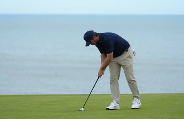 Alex Fitzpatrick on the 4th green Alfred Dunhill Links Championship, Round 2, Kingsbarns, Tayside, UK, Scotland - 02 Oct 2026 United Kingdom  Copyright: xStuartxWallace Shutterstockx 17181491cd