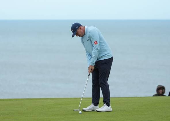Matt Fitzpatrick on the 4th green Alfred Dunhill Links Championship, Round 2, Kingsbarns, Tayside, UK, Scotland - 02 Oct 2026 United Kingdom  Copyright: xStuartxWallace Shutterstockx 17181491cf