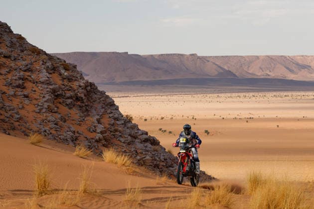 W2RC - RALLYE DU MAROC 2026 68 SCHAREINA Tosha (esp), Monster Energy Honda HRC, Honda CRF 450, FIM W2RC, Rally GP, action, during the Stage 4 of the Rallye du Maroc 2026, 4th round of the 2026 WR2C Championship from October 2, 2026 around Zagora, Morocco - AgadirMorocco  Copyright: xFREDERICxLExFLOCxHx