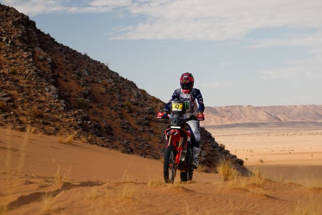 W2RC - RALLYE DU MAROC 2026 42 VAN BEVEREN Adrien (fra), Monster Energy Honda HRC, Honda CRF 450, FIM W2RC, Rally GP, action, during the Stage 4 of the Rallye du Maroc 2026, 4th round of the 2026 WR2C Championship from October 2, 2026 around Zagora, Morocco - AgadirMorocco  Copyright: xFREDERICxLExFLOCxHx