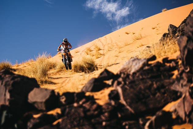 W2RC - RALLYE DU MAROC 2026 18 HERRERA RIED Benjamin (chi), Xraids Experience, KTM 450 Rally Factory Replica, FIM W2RC, Rally 2, action during the Stage 4 of the Rallye du Maroc 2026, 4th round of the 2026 WR2C Championship from October 2, 2026 around Zagora, Morocco - AgadirMorocco  Copyright: xDamienxSaulnierx
