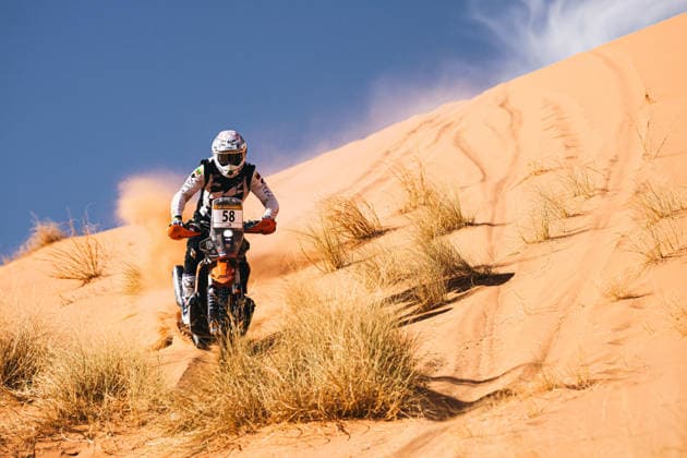 W2RC - RALLYE DU MAROC 2026 58 KARKA Dovydas (ltu), Duust Rally Team, KTM 450 Rally Factory Replica, FIM W2RC, Rally 2, action during the Stage 4 of the Rallye du Maroc 2026, 4th round of the 2026 WR2C Championship from October 2, 2026 around Zagora, Morocco - AgadirMorocco  Copyright: xDamienxSaulnierx