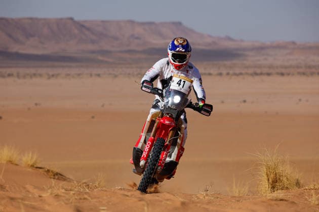 W2RC - RALLYE DU MAROC 2026 41 BARBOSA Ruy (chi), HT Rally Raid, Honda CRF 450, FIM W2RC, Rally 2, action, during the Stage 4 of the Rallye du Maroc 2026, 4th round of the 2026 WR2C Championship from October 2, 2026 around Zagora, Morocco - AgadirMorocco  Copyright: xFREDERICxLExFLOCxHx